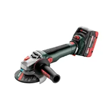Акумуляторна кутова шліфувальна машина Metabo WVB 18 LT BL 11-125 QUICK + 2 АКБ 5.5Аг з ЗП і кейсом METABOX 165 L (613057660)