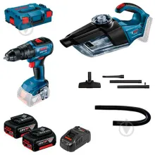 Набір електроінструменту Bosch GSB 18V-50 і GAS 18V-1 Professional (0615990M44)