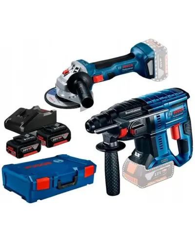 Набір електроінструменту Bosch GBH 180-Li та GWS 180-LI Professional (0615990N05)