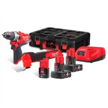 Набір з двох акумуляторних інструментів Milwaukee M12 FPP2AX-423P (4933478825)