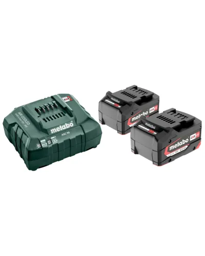Набір акумуляторного інструменту Metabo 18 В болгарка W 18 7-125, перфоратор KH 18 LTX 24 + 2 АКБ і ЗП у сумці (UA602371850)