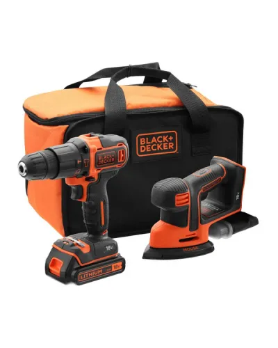 Набор из двух аккумуляторных инструментов BLACK+DECKER BCK23S1S (BCK23S1S)