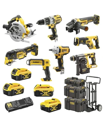 Набір із восьми інструментів безщіткових DeWALT DCK856P4 (DCK856P4)