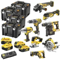 Набір із восьми інструментів безщіткових DeWALT DCK856P4T (DCK865P4T)