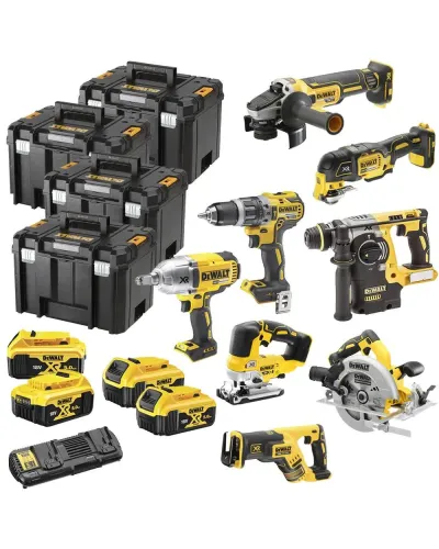 Набір із восьми інструментів безщіткових DeWALT DCK856P4T (DCK865P4T)