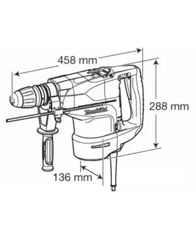 Перфоратор Makita HR4501C SDS-MAX (HR4501C)