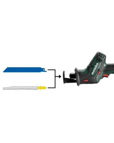 Акумуляторна шабельна пилка Metabo SSE 18 LTX COMPACT каркас (602266890)