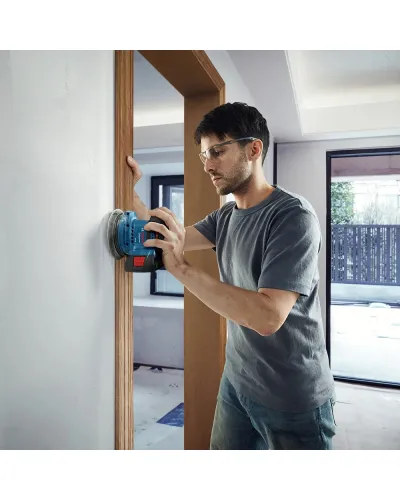 Акумуляторна ексцентрикова шліфмашина Bosch GEX 185-LI Professional без АКБ і ЗП (06013A5020)