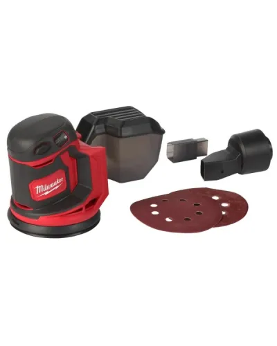 Шлифмашина эксцентриковая аккумуляторная бесщёточная Milwaukee M18 BOS125-0 (125 мм) (4933464228)