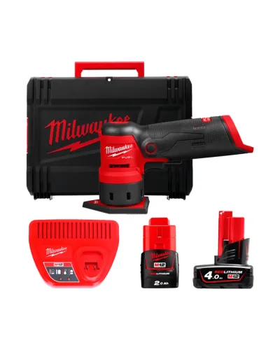 Акумуляторна вібраційна шліфувальна машина Milwaukee M12 FDSS-422X (АКБ і ЗП) (4933479681)