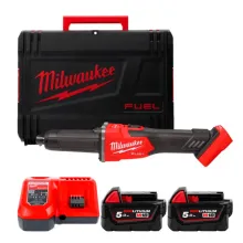 Шліфувальна машина пряма цангова акумуляторна Milwaukee M18 FDGRB-502X (АКБ і ЗП) (4933480954)