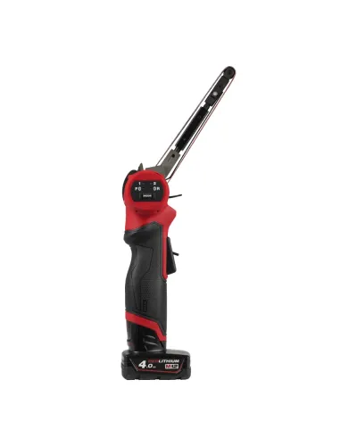 Акумуляторний стрічковий напилок Milwaukee M12 FBFL13-402B 13 мм (АКБ і ЗП) (4933480961)