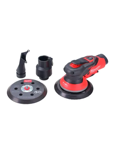 Шліфувальна машина ексцентрикова акумуляторна безщіткова Milwaukee M12 FROS2.5-0 Ø150 мм (без АКБ і ЗП) (4933493647)