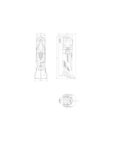 Акумуляторний універсальний різак Metabo MT 18 LTX (613021890)