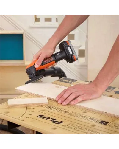 Шліфувальна машина вібраційна акумуляторна BLACK+DECKER BDCDS12N (без АКБ і ЗП) (BDCDS12N)