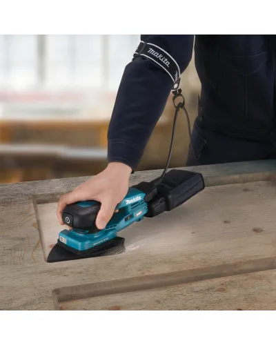 Акумуляторна вібраційна шліфувальна машина Makita AWS XGT 40 V MAX 100x150 мм (без АКБ і ЗП) (BO006CGZ)