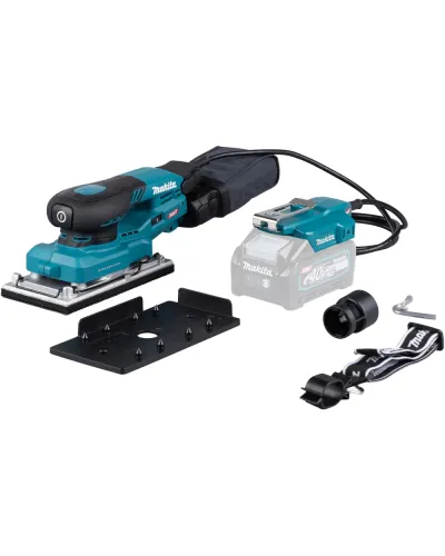 Акумуляторна вібраційна шліфувальна машина Makita AWS XGT 40 V MAX 93x185 мм (без АКБ і ЗП) (BO007CGZ)
