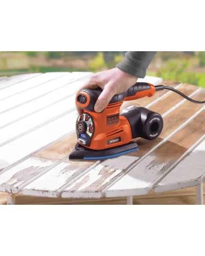 Шліфувальна машина ексцентрикова мережева Black+Decker KA280K (KA280K)