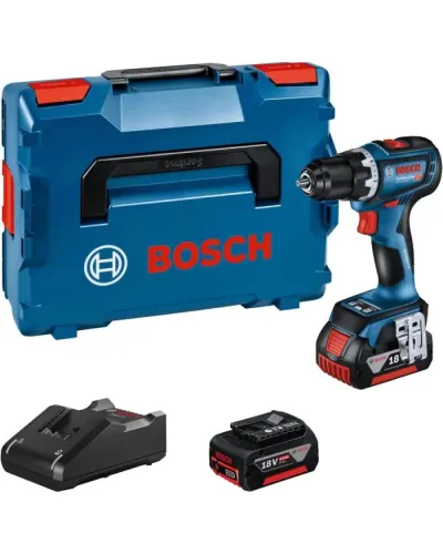 Акумуляторний дриль-шуруповерт Bosch Professional GSR 18V-90 C (АКБ + ЗП) (06019K6006)