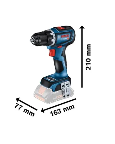 Акумуляторний дриль-шуруповерт Bosch Professional GSR 18V-90 C (АКБ + ЗП) (06019K6006)
