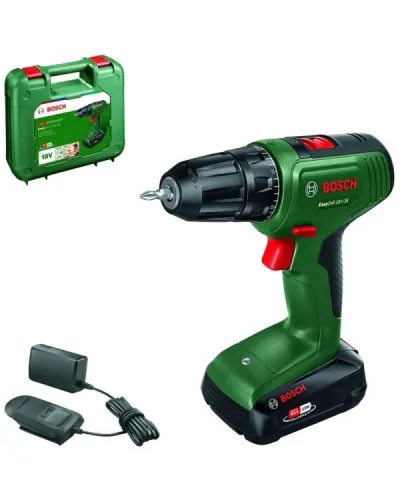 Акумуляторний дриль-шуруповерт Bosch EasyDrill 18V-38 (АКБ + ЗП) (06039D8003)