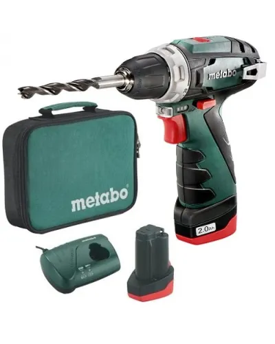 Аккумуляторная дрель-шуруповерт Metabo PowerMaxx BS + сумка (600079550)