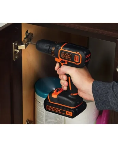 Акумуляторний шурупокрут Black + Decker BDCDC18B (BDCDC18B)
