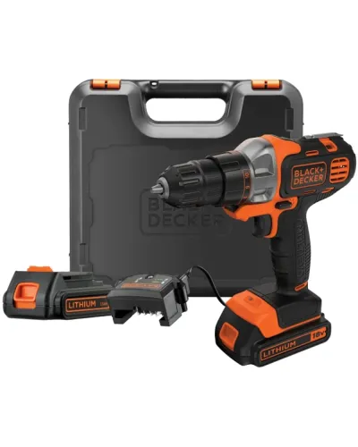 Аккумуляторный шуруповерт Black+Decker MT218KB (MT218KB)