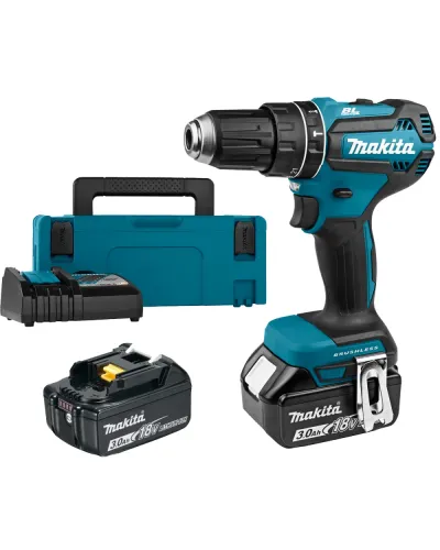 Акумуляторний ударний дриль-шуруповерт Makita DHP485RFJ