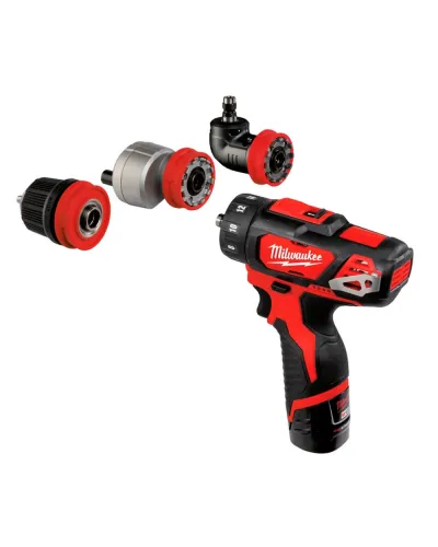 Дриль-шуруповерт акумуляторний Milwaukee M12 BDDXKIT-202C 32 Нм (АКБ і ЗП) (4933447836)