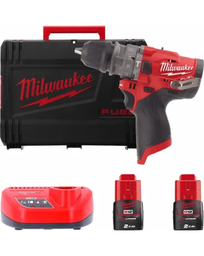 Акумуляторний шуруповерт Milwaukee 12 FUEL FPDX-202X (37 Нм) (4933464136)