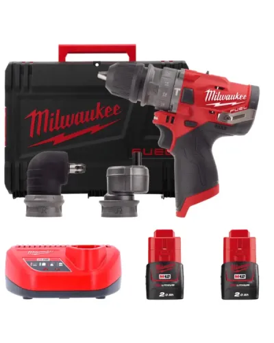 Акумуляторний ударний шуруповерт Milwaukee M12 FPDXKIT-202X (37 Нм) (4933464138)