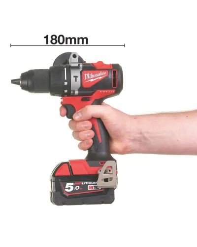 Дриль-шуруповерт акумуляторний ударний Milwaukee M18 BLPD2-0X 82 Нм (без АКБ і ЗП) (4933464516)