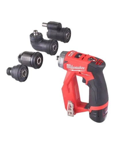 Дриль-шуруповерт акумуляторний безщітковий Milwaukee M12 FDDXKIT-202X FUEL (34 Нм) (4933464979)