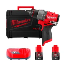 Акумуляторний безщітковий дриль-шуруповерт Milwaukee M12 FPD2-202X 45 Нм (АКБ і ЗП) (4933479868)