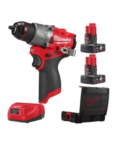 Акумуляторний безщітковий дриль-шуруповерт Milwaukee M12 FPD2-402X 45 Нм (АКБ і ЗП) (4933479869)