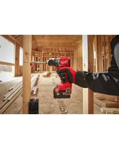Дриль-шуруповерт акумуляторний ударний безщітковий Milwaukee M18 BLPDRC-402C 60.5 Нм (АКБ і ЗП) (4933492824)