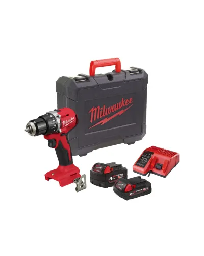 Дриль-шуруповерт акумуляторний ударний безщітковий Milwaukee M18 BLPDRC-422C 60.5 Нм (АКБ і ЗП) (4933492825)