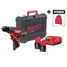 Аккумуляторный ударный шуруповерт Milwaukee M12 BPDMC-202C (30 Нм) (4933499465)