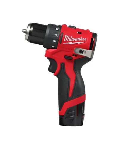 Дриль-шуруповерт акумуляторний Milwaukee M12 BLDDRC-202С 40 Нм (АКБ і ЗП) (4933499686)