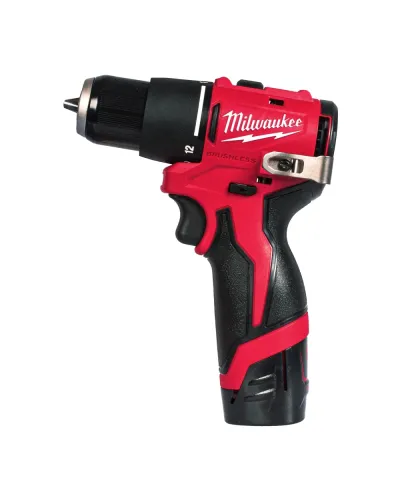 Дриль-шуруповерт акумуляторний ударний безщітковий Milwaukee M12 BLPDRC-202С 40 Нм (АКБ і ЗП) (4933500422)