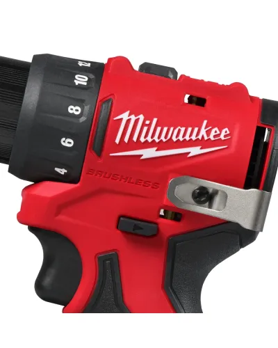Дриль-шуруповерт акумуляторний Milwaukee M12 BLDDRC- 201BRF 40 Нм (АКБ і ЗП) (4933500773)