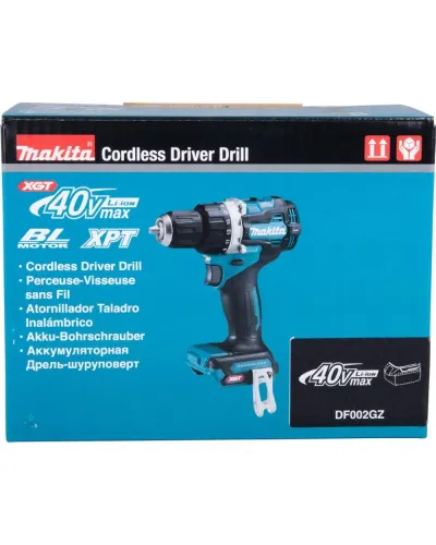 Акумуляторний дриль-шурупокрут Makita XGT 40 V MAX безщітковий (DF002GZ)