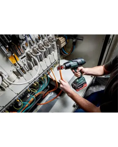 Акумуляторний технічний фен Metabo HG 18 LTX 500 в кейсі METABOX 145 L (610502840)