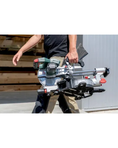 Акумуляторна торцювальна пила Metabo KGS 18 LTX BL 216 (АКБ + ЗП) (614216920)
