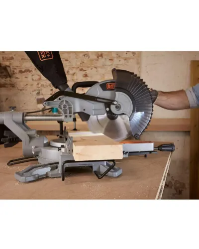 Пила торцювальна мережева BLACK+DECKER BES710 (BES710)