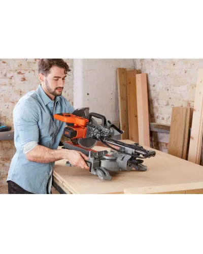 Пила торцювальна мережева BLACK+DECKER BES710 (BES710)