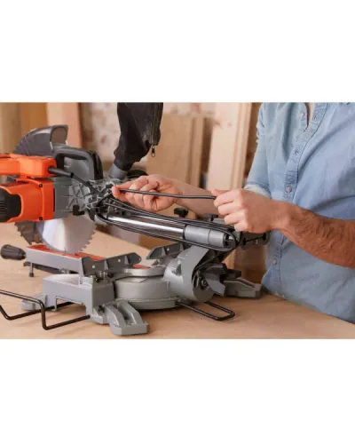 Пила торцювальна мережева BLACK+DECKER BES710 (BES710)