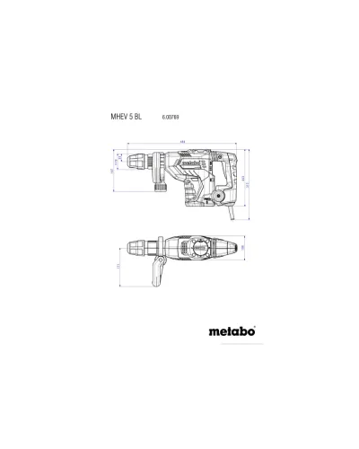 Відбійний молоток Metabo MHEV 11 BL безщітковий (600770500)