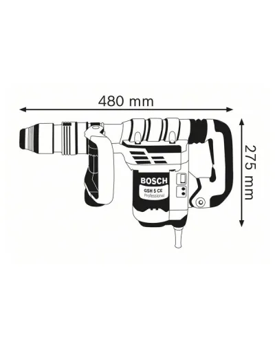 Відбійний молоток Bosch GSH 5 СE (0611321000)